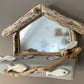 Driftwood Mirror with School of Fish & 2 Tea Lights - Drift Craft by Jo