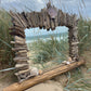 Driftwood Mirror - with Shell Detail - Drift Craft by Jo