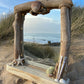 Driftwood Mirror with Shells and lights - Drift Craft by Jo