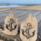 Driftwood Rustic Anchor Cast Iron Hook - Drift Craft by Jo