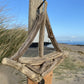 Driftwood Sail Boat Mirror with Hooks - Drift Craft by Jo