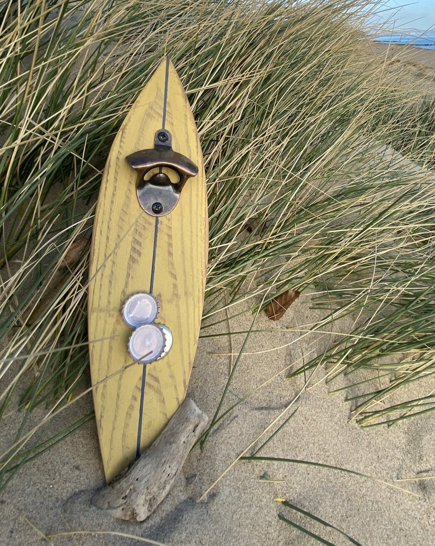 Driftwood Surf board Magnetic Bottle Opener - Various Bright colours - Drift Craft by Jo