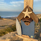 Driftwood surf shack with magnetic bottle opener and starfish - Drift Craft by Jo