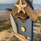 Driftwood surf shack with magnetic bottle opener and starfish - Drift Craft by Jo