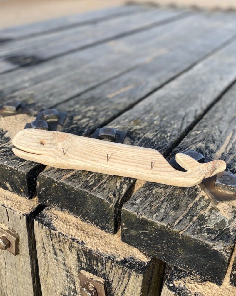 Driftwood Whale Key Hooks - Drift Craft by Jo
