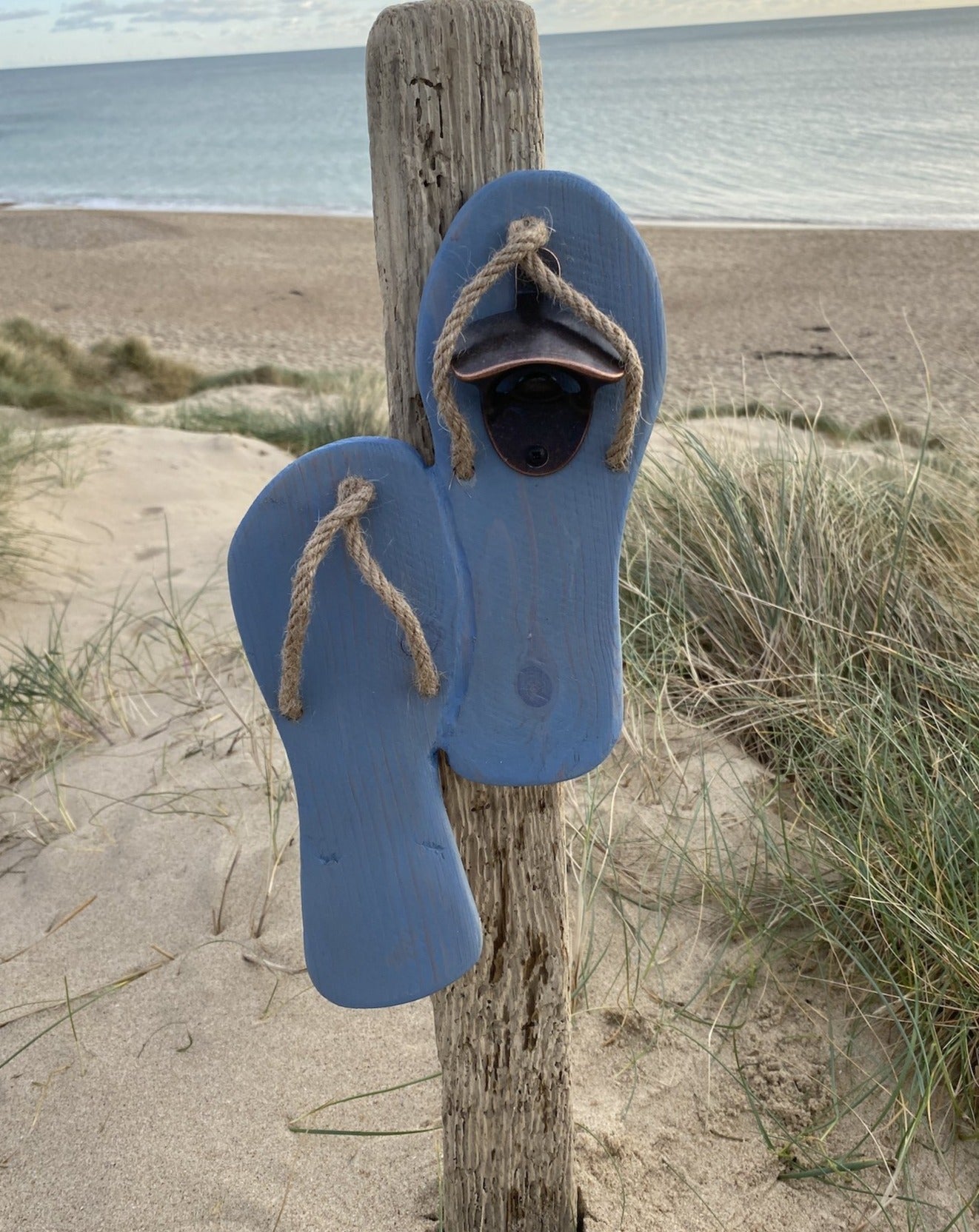 Flip Flop Bottle Opener with Magnetic Lid Catcher - Pair - Drift Craft by Jo
