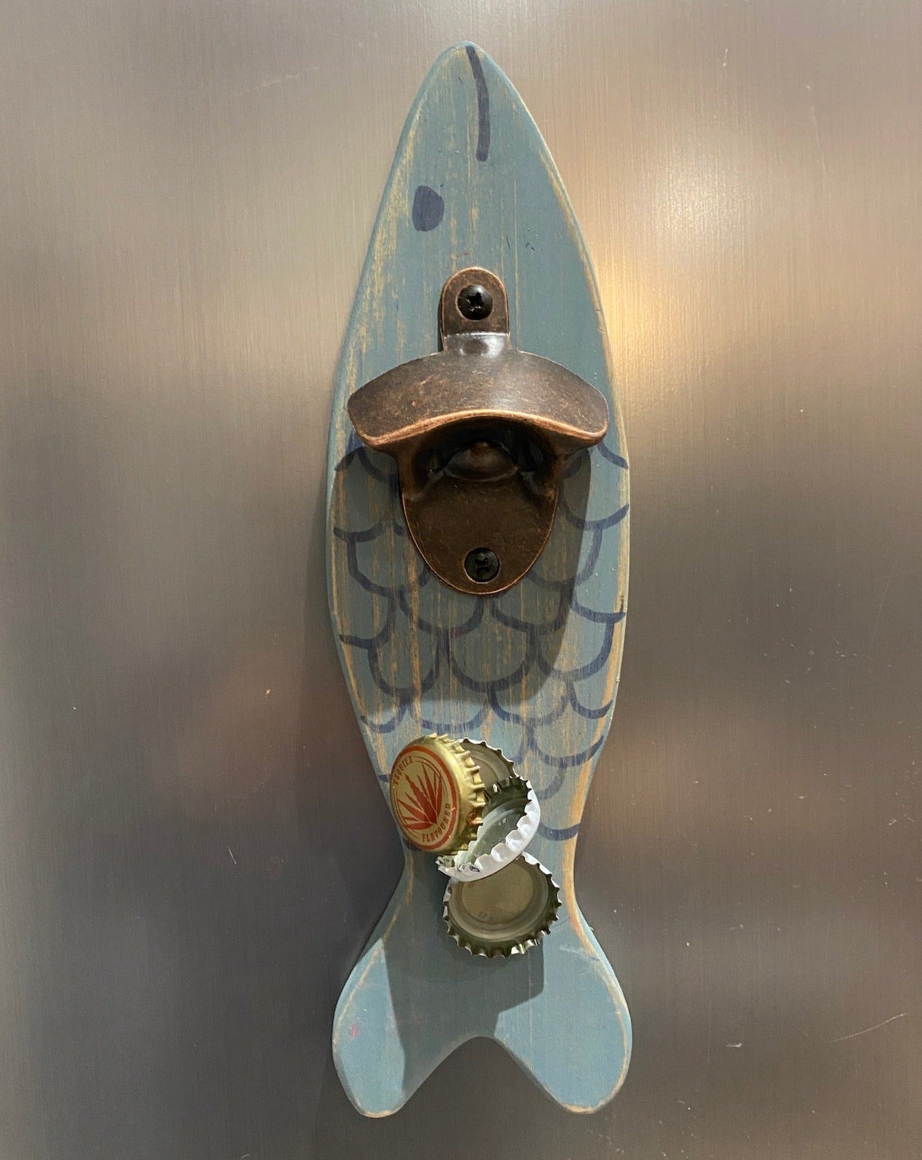Magnetic Bottle Opener Fish - Various colours - Drift Craft by Jo