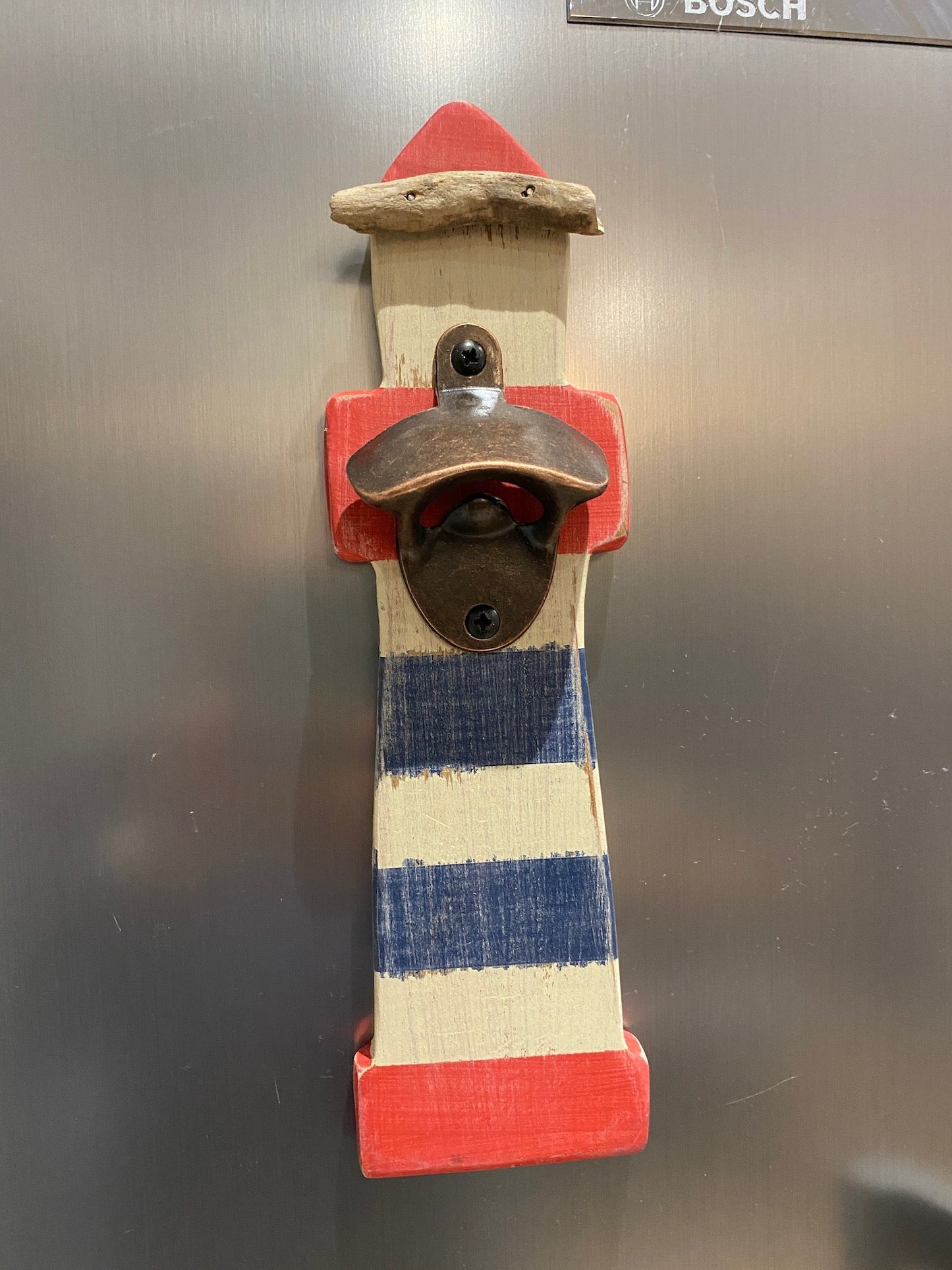 Magnetic Bottle Opener Lighthouse - Various Colours - Drift Craft by Jo