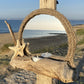 Round Rope Driftwood Mirror with Tealight and Starfish - Drift Craft by Jo