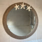 Round Rope Mirror with 3 Starfish - Drift Craft by Jo