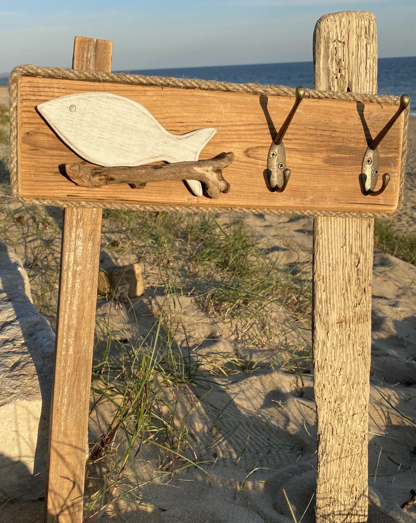 Rustic Drift Craft Double hooks with Large Fish - Drift Craft by Jo