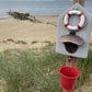 Rustic Driftcraft Bottle Opener - Grey with Lifebuoy and red bucket - Drift Craft by Jo