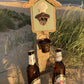 Rustic Driftwood Bottle Opener - Sage with Shell - Bronze Bucket - Drift Craft by Jo
