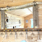 Rustic Driftwood Gin Bar Mirror with Lights - Made to Order - Drift Craft by Jo