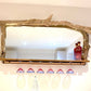 Rustic Driftwood Gin Bar Mirror with Lights - Made to Order - Drift Craft by Jo