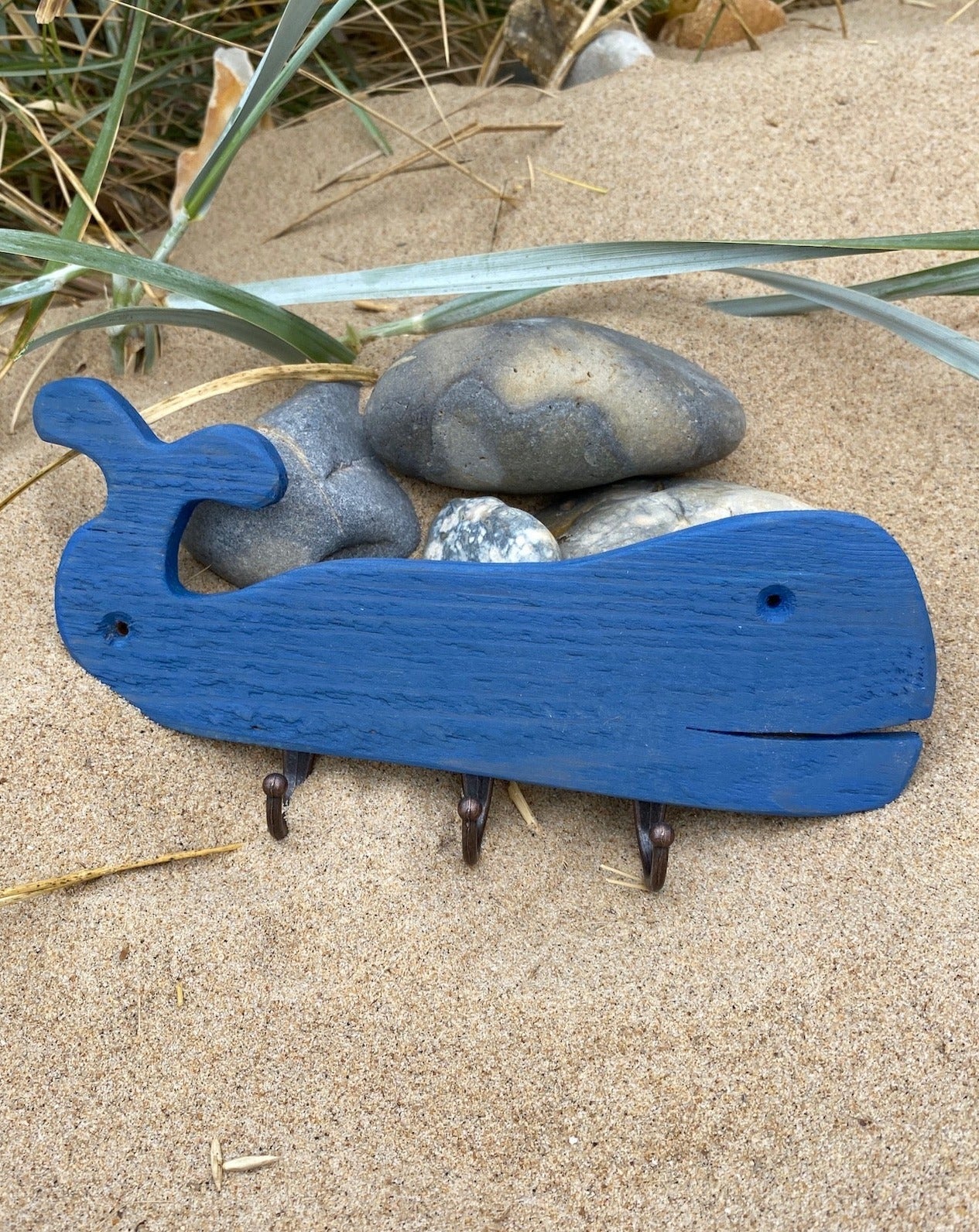Rustic Whale Key Hooks - Drift Craft by Jo