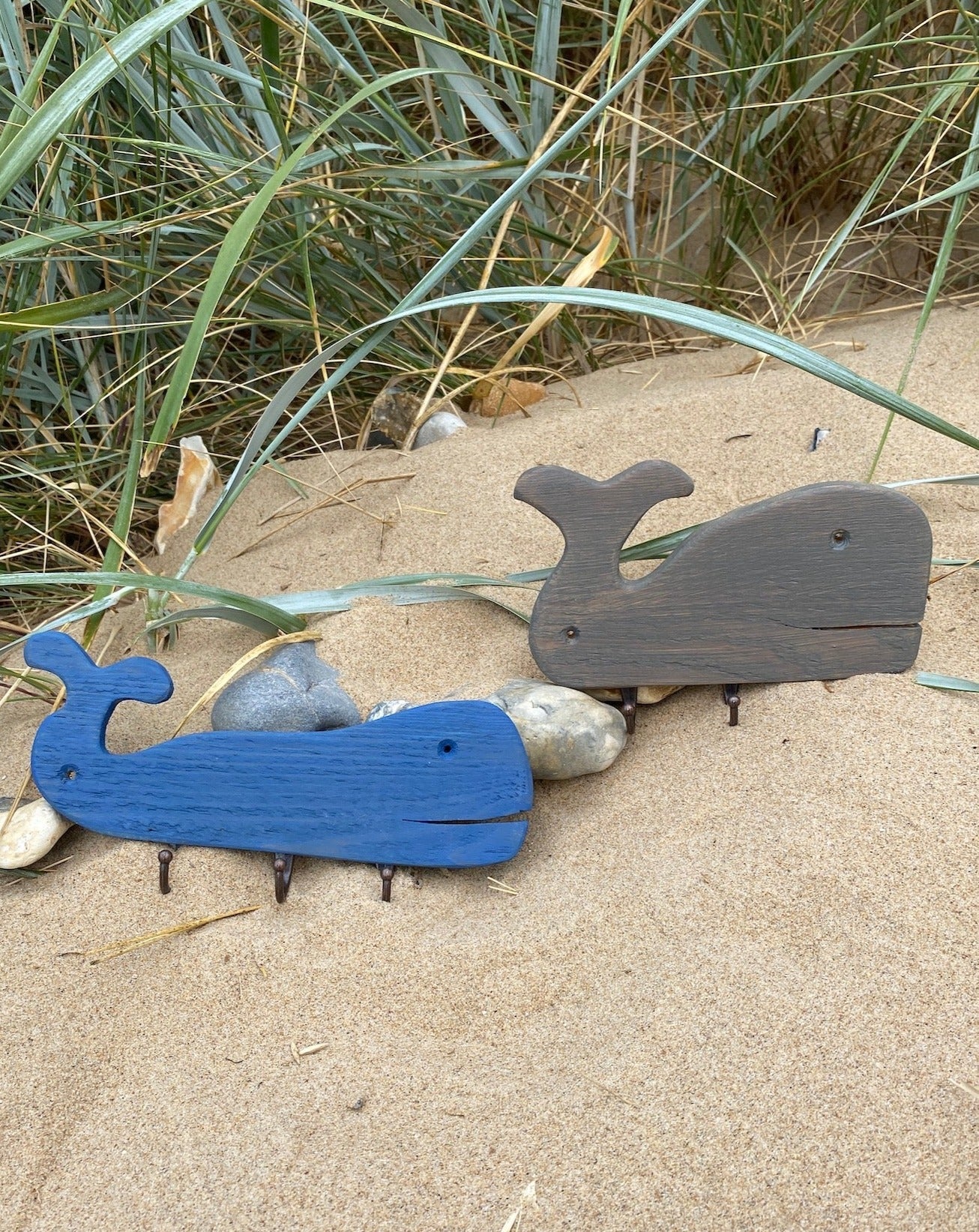 Rustic Whale Key Hooks - Drift Craft by Jo
