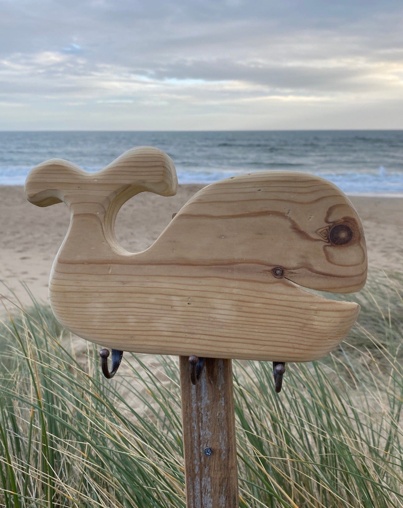 Rustic Whale Key Hooks - Drift Craft by Jo