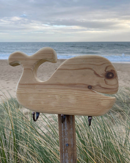 Rustic Whale Key Hooks - Drift Craft by Jo