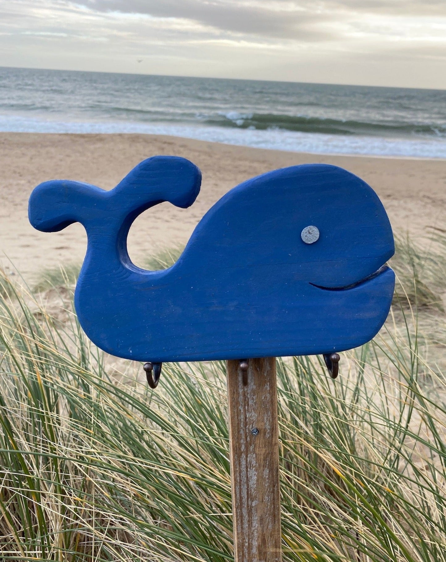 Rustic Whale Key Hooks - Drift Craft by Jo
