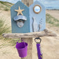 Rustic Wooden Beach Hut Bottle Opener - Double - Starfish, Mirror, Prosecco - Drift Craft by Jo