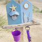 Rustic Wooden Beach Hut Bottle Opener - Double - Starfish, Mirror, Prosecco - Drift Craft by Jo