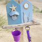 Rustic Wooden Beach Hut Bottle Opener - Double - Starfish, Mirror, Prosecco - Drift Craft by Jo