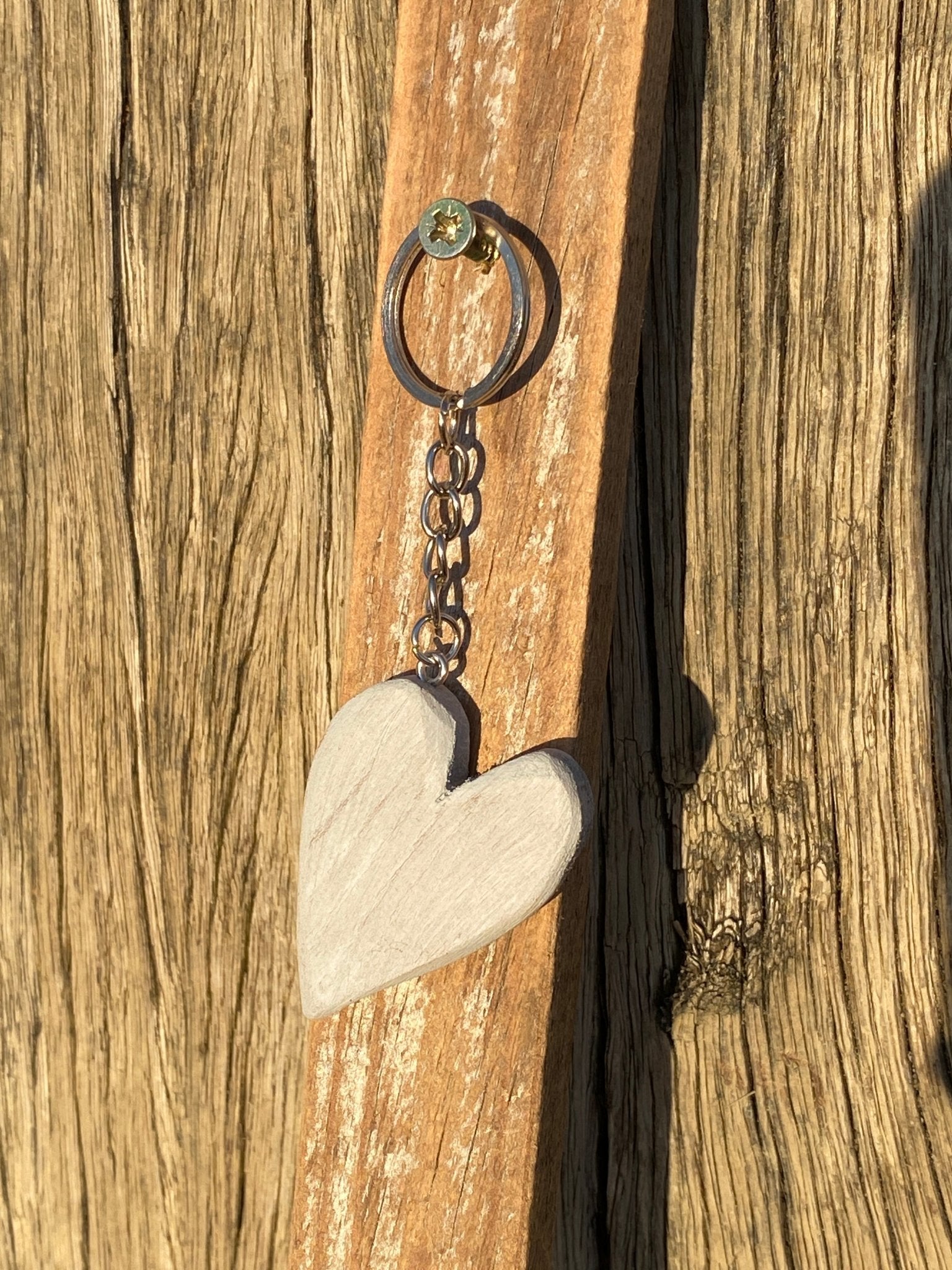 Rustic Wooden Beach Themed Keyrings - Drift Craft by Jo