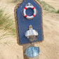 Rustic Wooden Bottle Opener with Bucket - Navy, Bouy - Drift Craft by Jo