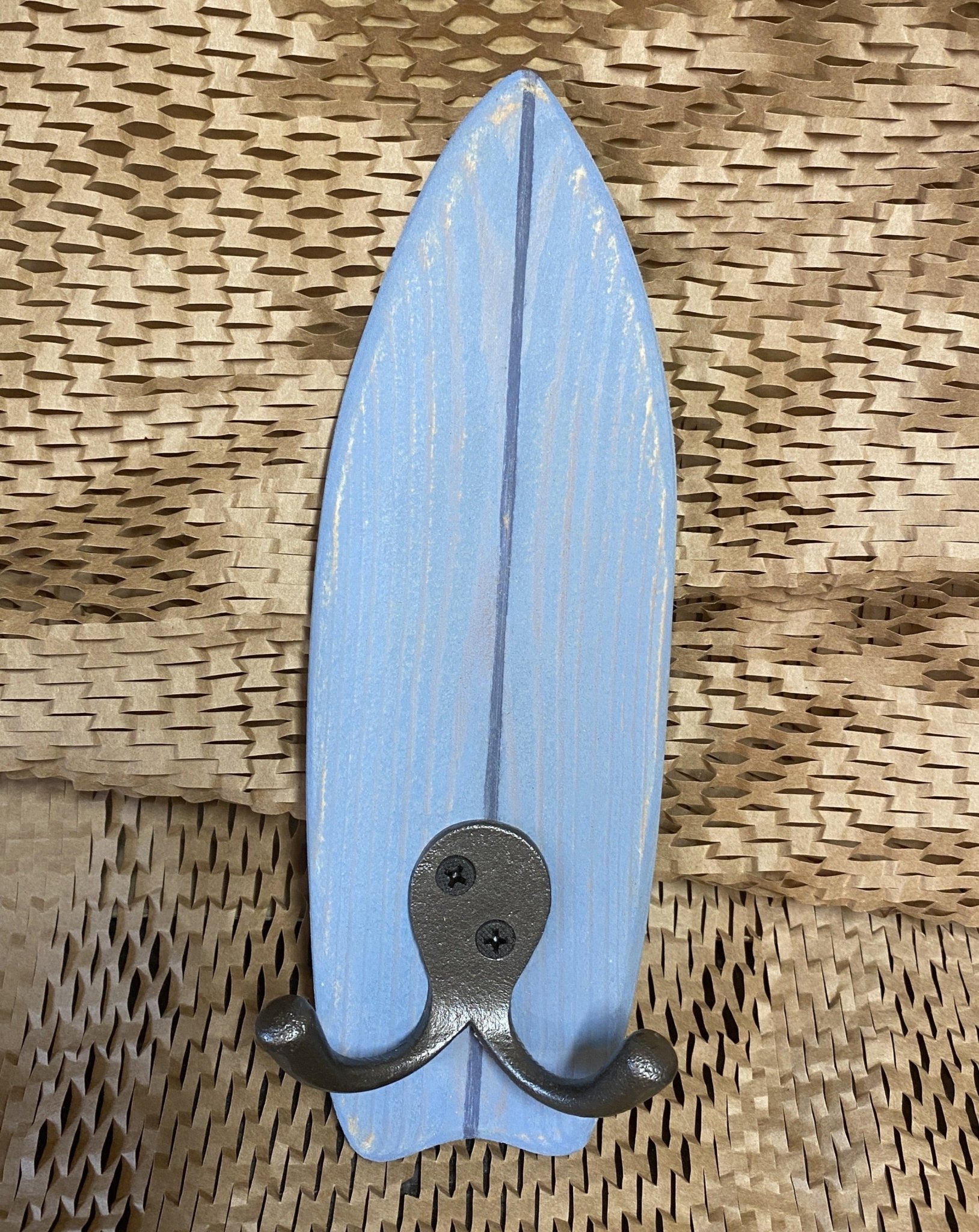 Rustic Wooden Surfboard Coat Hooks - Drift Craft by Jo