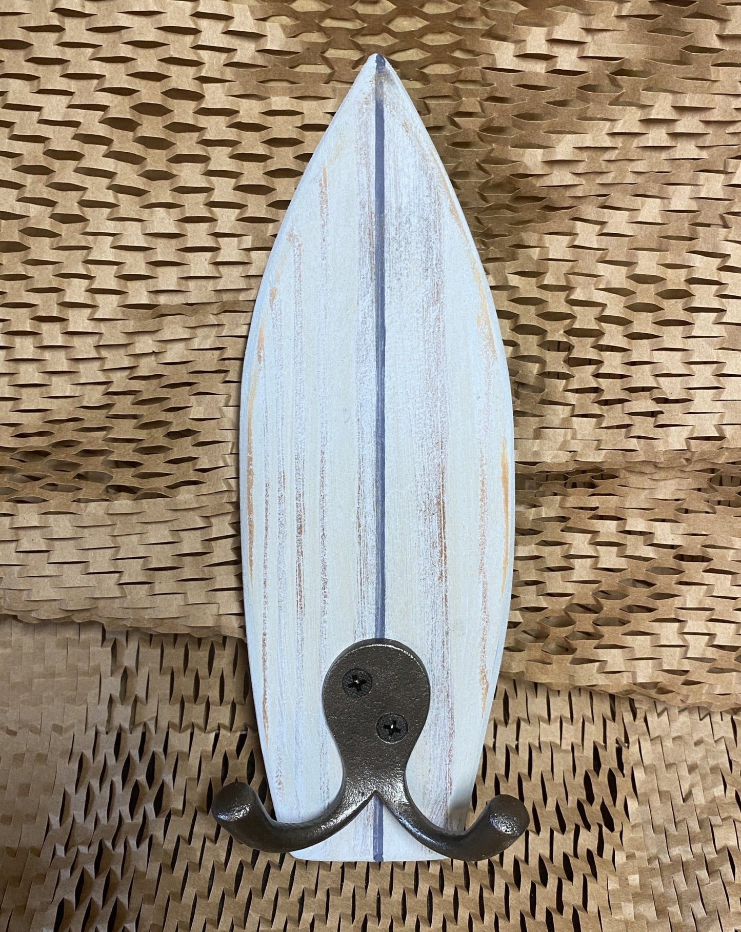 Rustic Wooden Surfboard Coat Hooks - Drift Craft by Jo