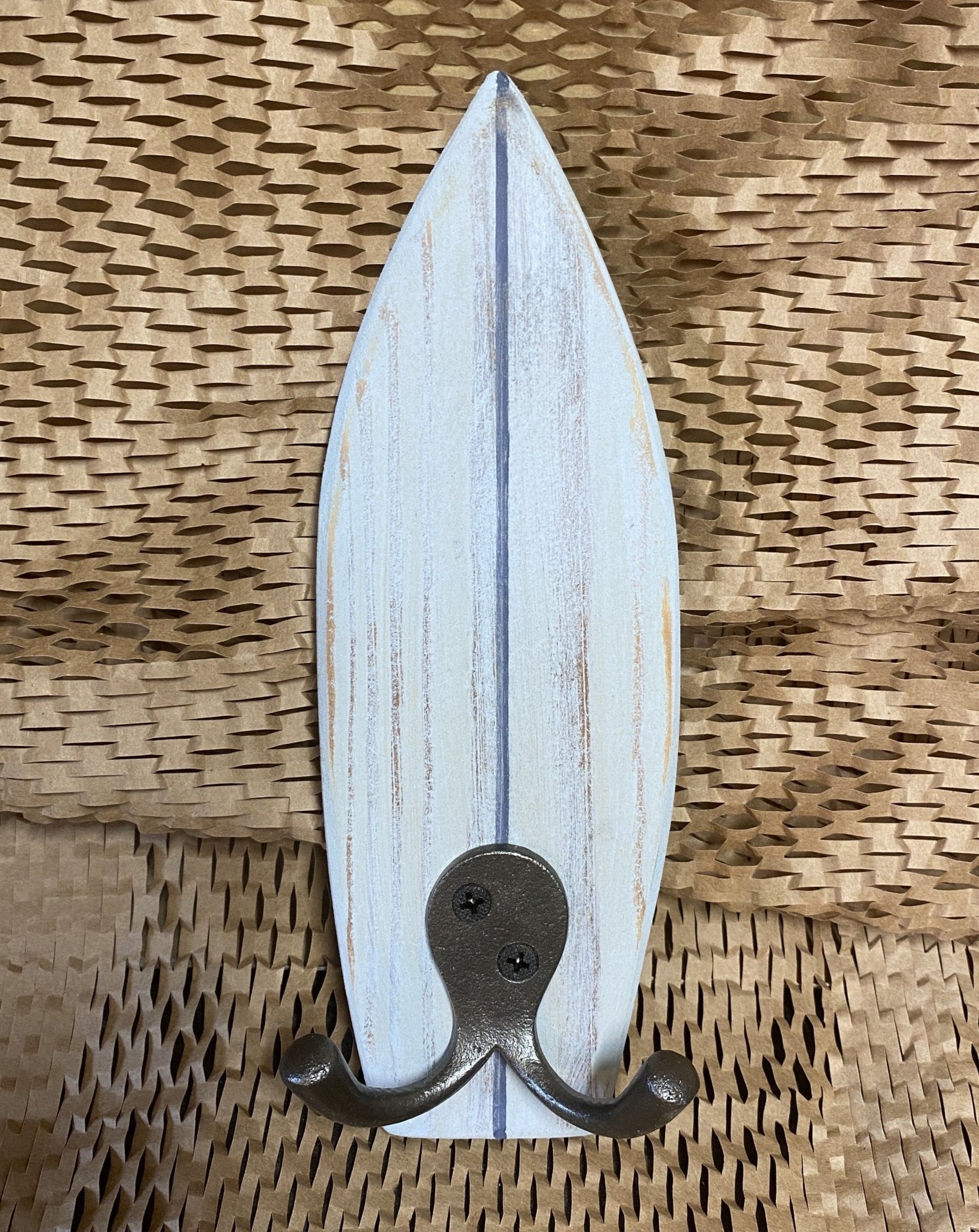 Rustic Wooden Surfboard Coat Hooks - Drift Craft by Jo
